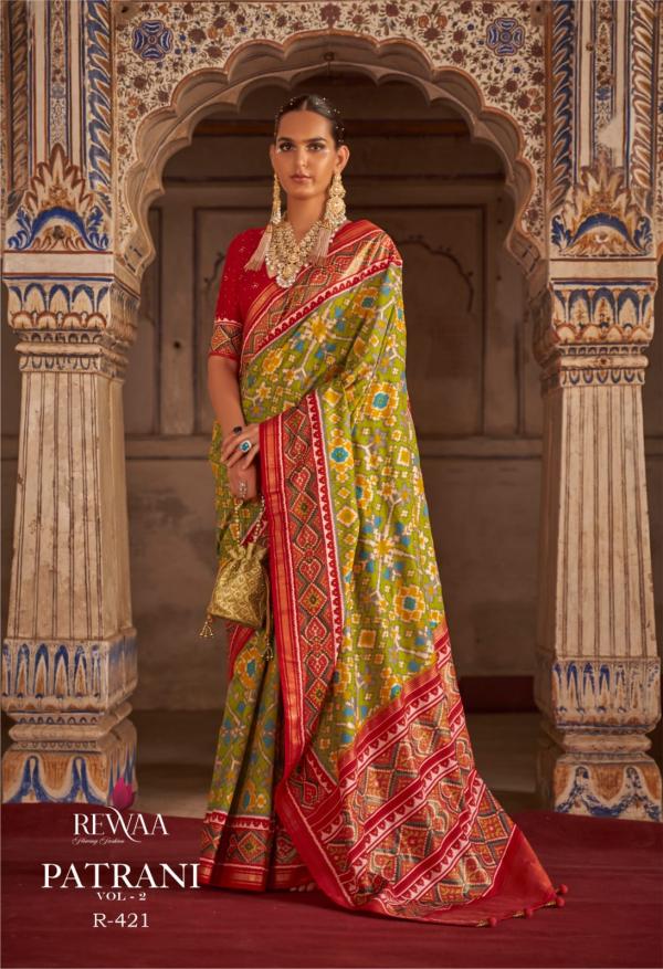 Rewaa Patrani 2 Fancy Designer Silk Patola Saree Collection